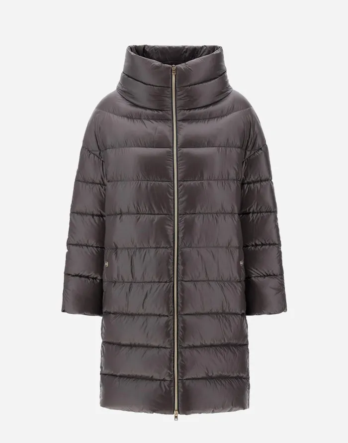 Herno MATILDE Grey Women Long Down Jackets