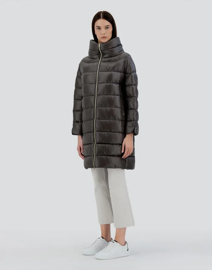 Herno MATILDE Grey Women Long Down Jackets