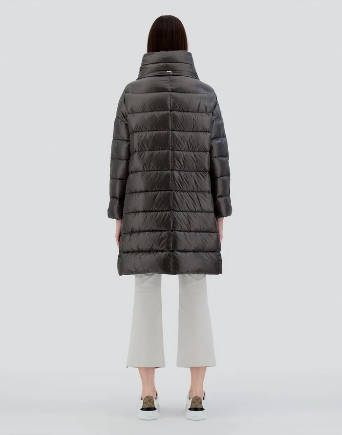 Herno MATILDE Grey Women Long Down Jackets
