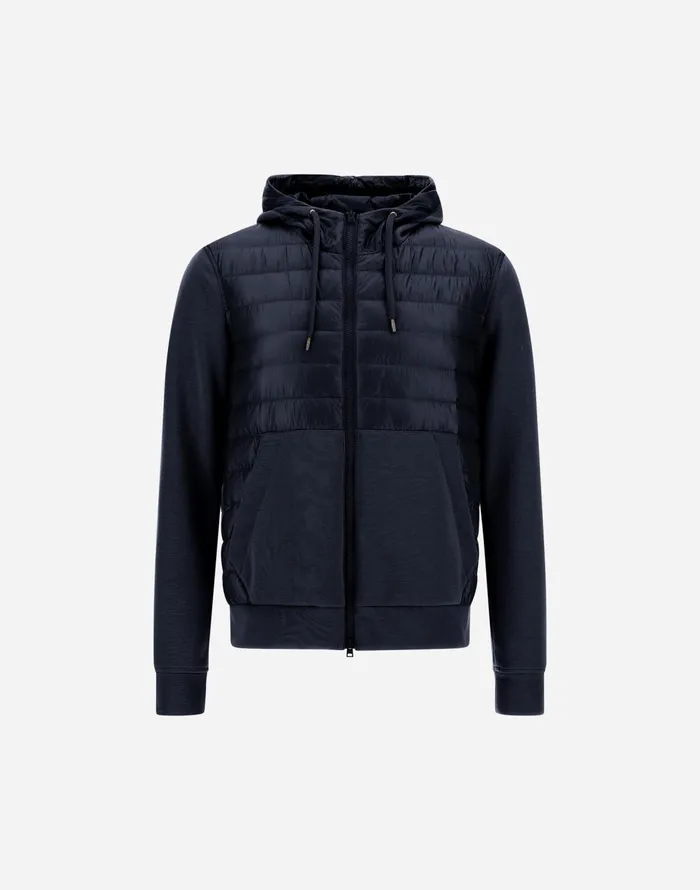 Herno NYLON ULTRALIGHT AND YOGA JACKET Navy Blue Men Parka and Jackets