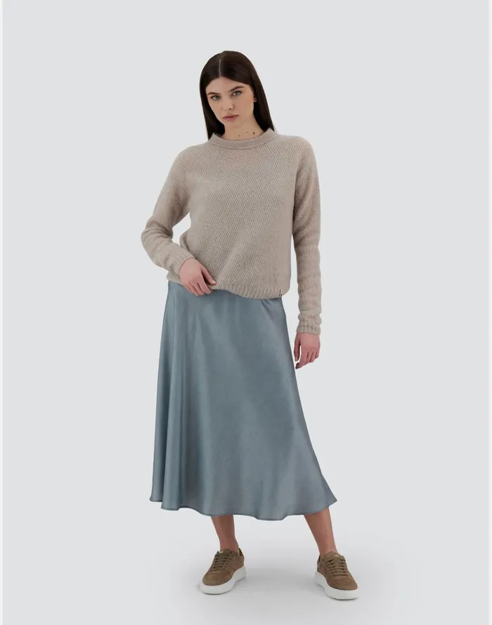 Herno RESORT SWEATER IN AZTECA Chantilly Women Knitwear