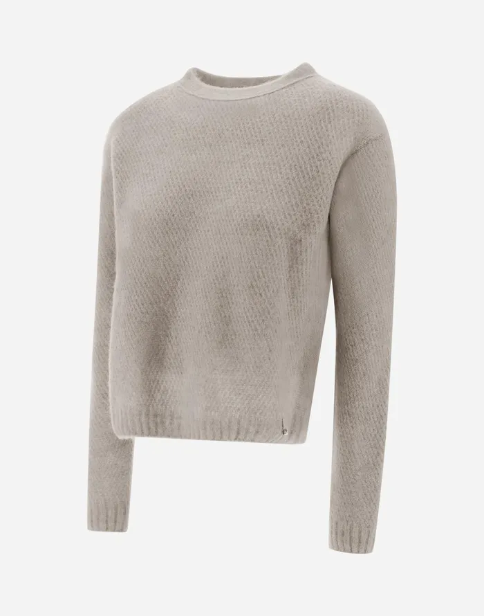Herno RESORT SWEATER IN AZTECA Chantilly Women Knitwear