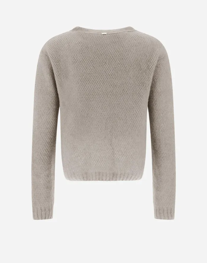 Herno RESORT SWEATER IN AZTECA Chantilly Women Knitwear