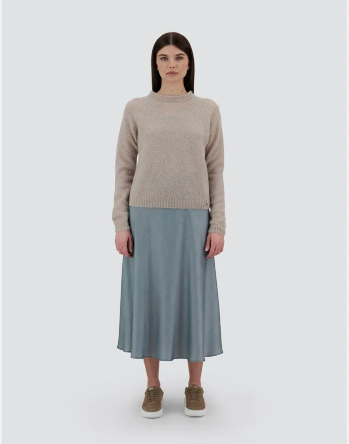 Herno RESORT SWEATER IN AZTECA Chantilly Women Knitwear