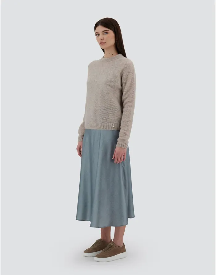 Herno RESORT SWEATER IN AZTECA Chantilly Women Knitwear