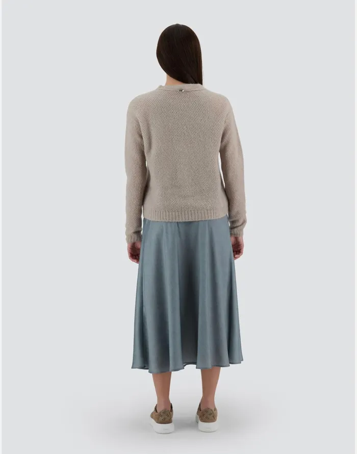 Herno RESORT SWEATER IN AZTECA Chantilly Women Knitwear
