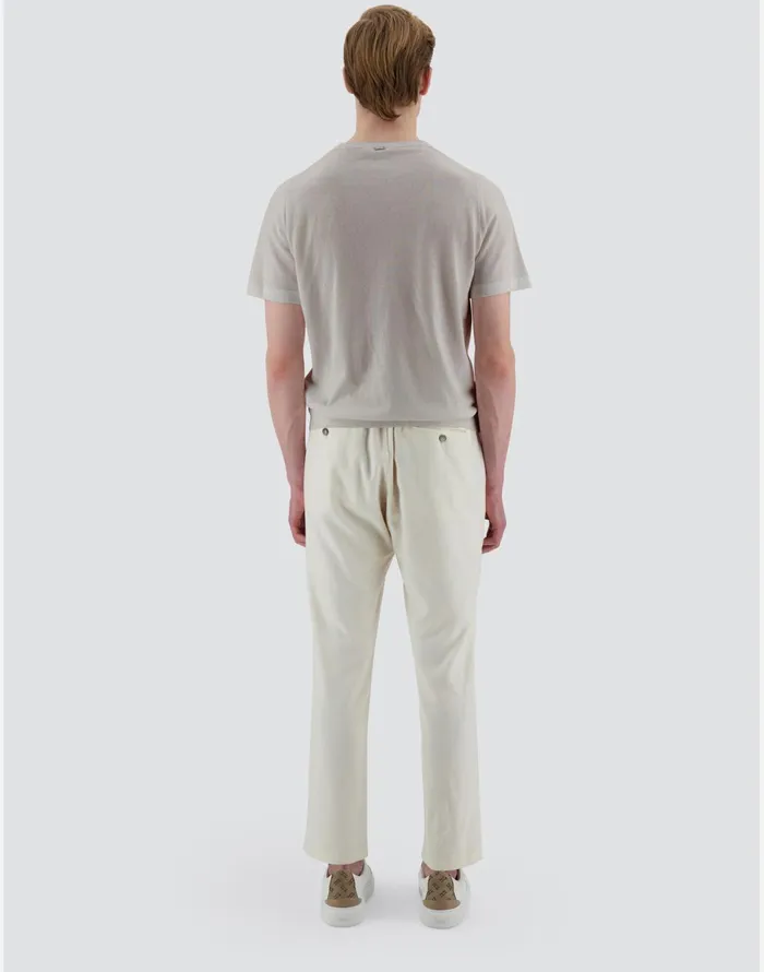 Herno RESORT SWEATER IN JEANS EFFECT Light Grey Men Knitwear