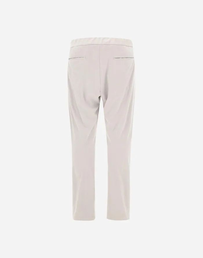 Herno RESORT TROUSERS IN SUEDE EFFECT Ice Men Trousers