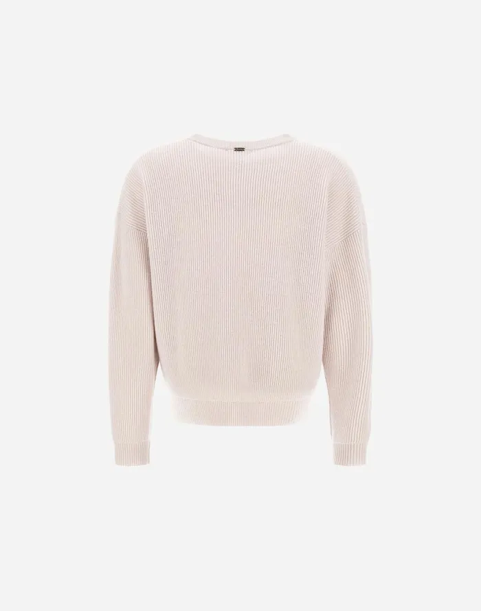 Herno SWEATER IN RIN WOOL CASHMERE Chantilly Women Knitwear