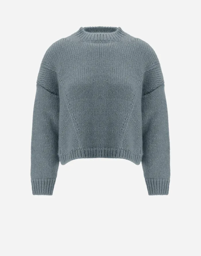 Herno SWEATER IN SULTAN KNIT Powder Women Knitwear