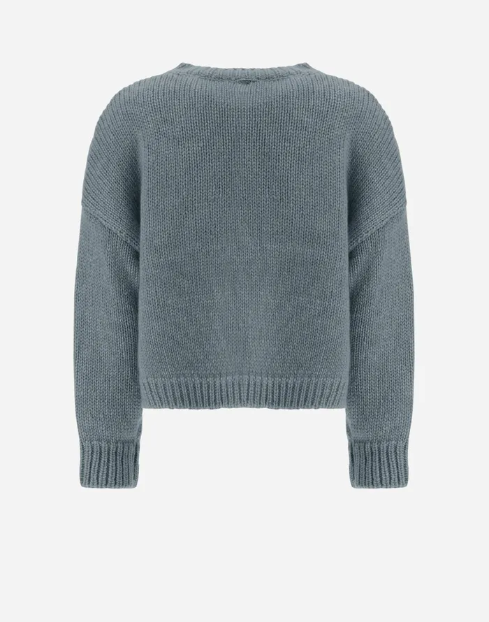 Herno SWEATER IN SULTAN KNIT Powder Women Knitwear