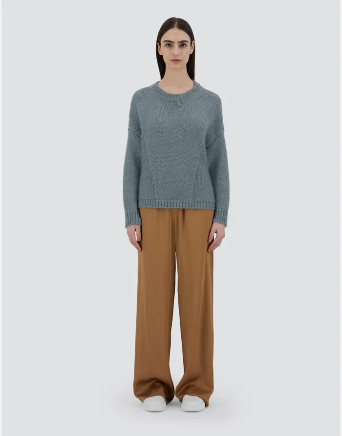 Herno SWEATER IN SULTAN KNIT Powder Women Knitwear