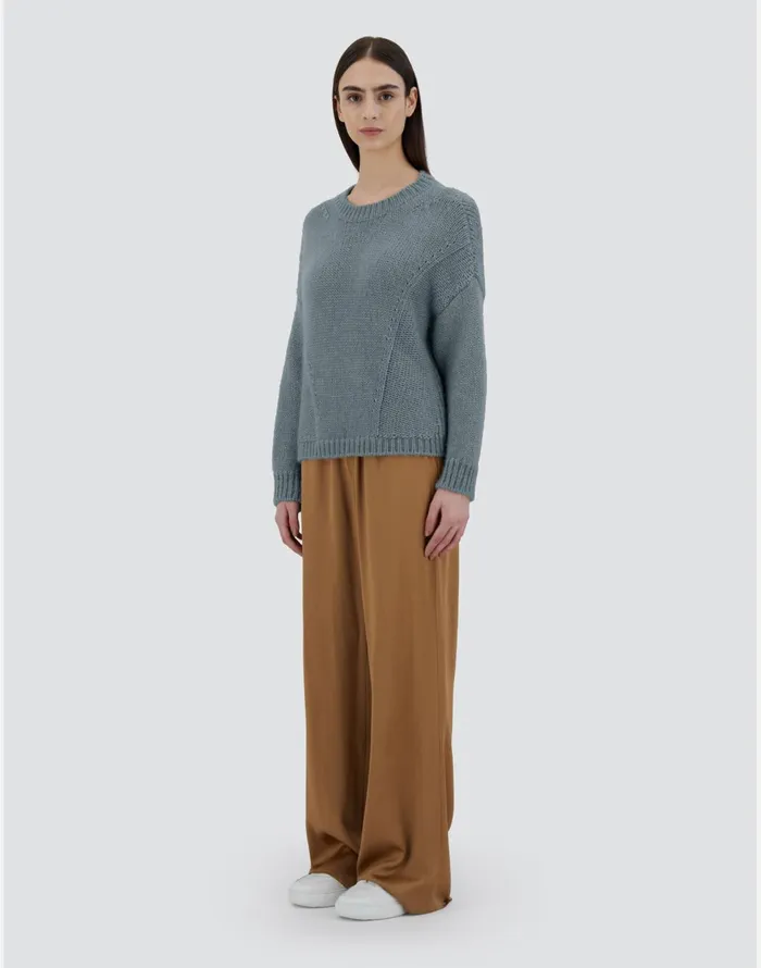 Herno SWEATER IN SULTAN KNIT Powder Women Knitwear