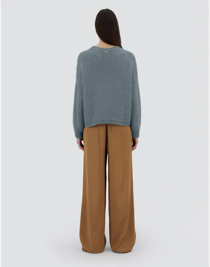 Herno SWEATER IN SULTAN KNIT Powder Women Knitwear