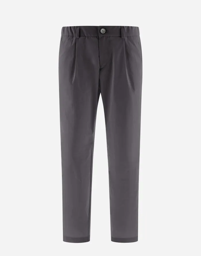 Herno TROUSERS IN COTTON FEEL Iron Men Trousers
