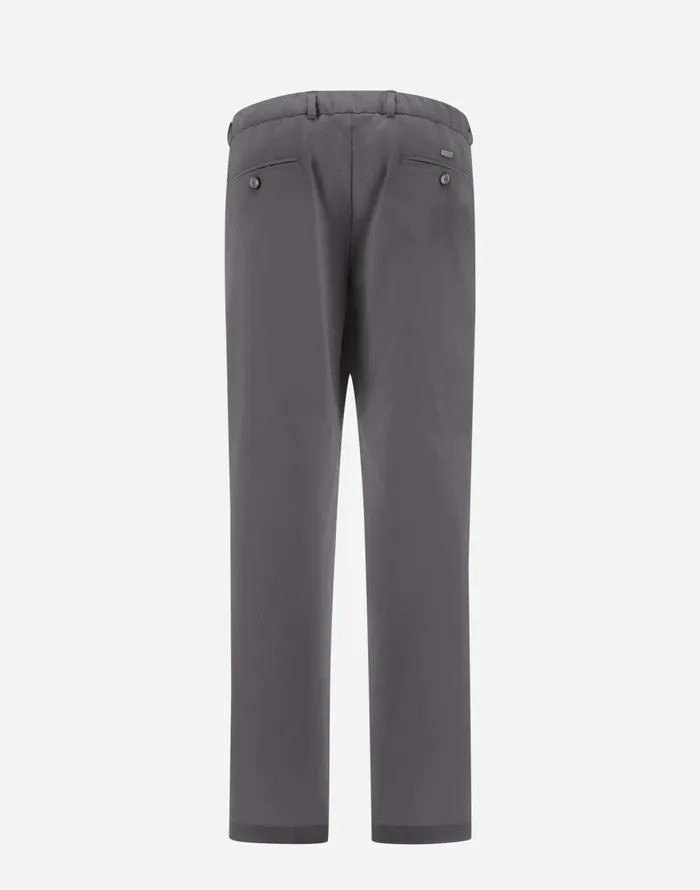 Herno TROUSERS IN COTTON FEEL Iron Men Trousers