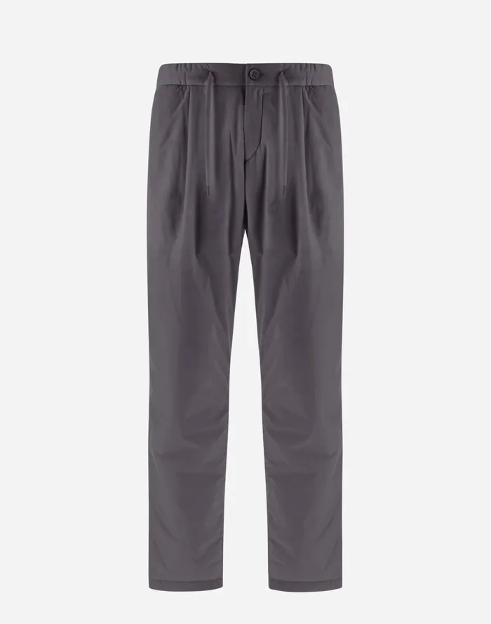 Herno TROUSERS IN ECOAGE Grey Men Trousers