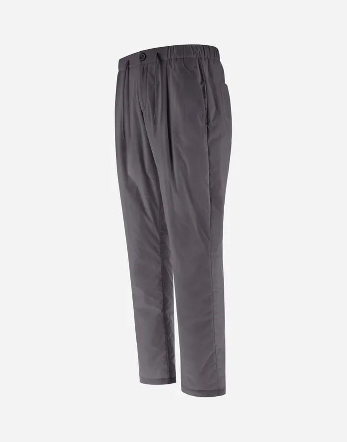 Herno TROUSERS IN ECOAGE Grey Men Trousers