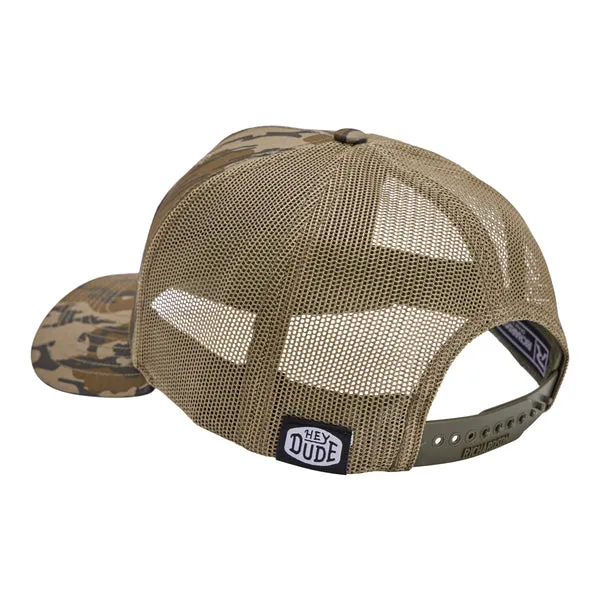 heydude Buckle Bottomland Camo Trucker Camo Apparel Accessories