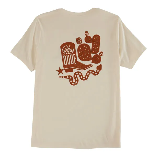 heydude HEYDUDE Spur Snake Tee Cream Apparel Accessories