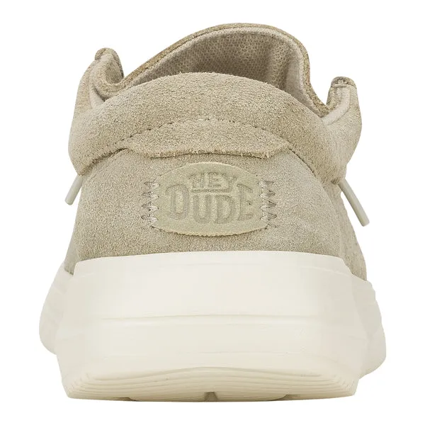 heydude Platforms Apparel Wendy Comf Suede Stone GreySilver Birch