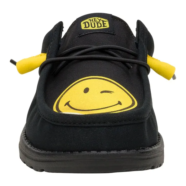 heydude Wally Slip SMILEYWORLD Smiley BlackYellow Apparel Mules