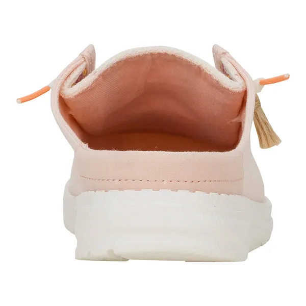 heydude Wendy Slip Cottage Crochet Pale PinkMulti Apparel Mules