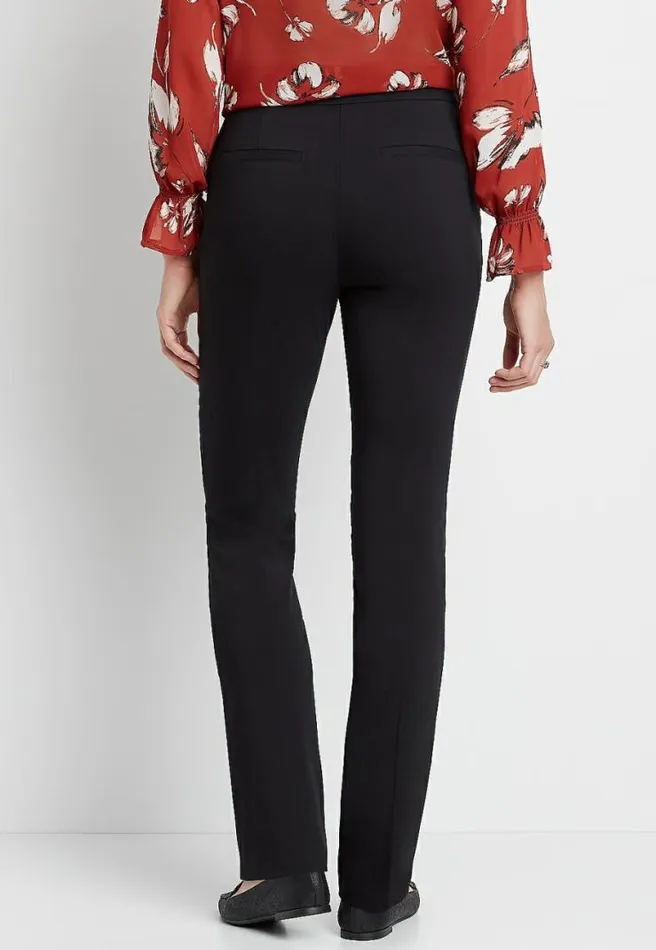 High Rise Bengaline Straight Pant Women Maurices Bottoms