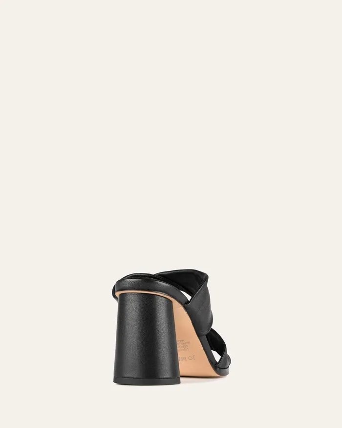 HIGH SANDALS Women Caylie high heel sandals black leather jomercer HIGH SANDALS Women Caylie high heel sandals black leather jomercer