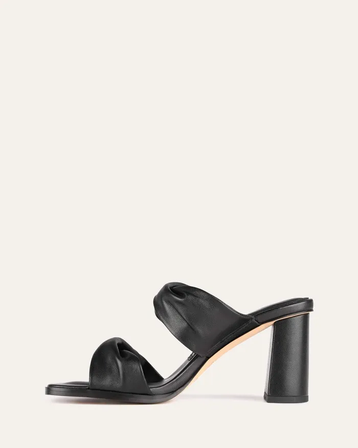 HIGH SANDALS Women Caylie high heel sandals black leather jomercer HIGH SANDALS Women Caylie high heel sandals black leather jomercer