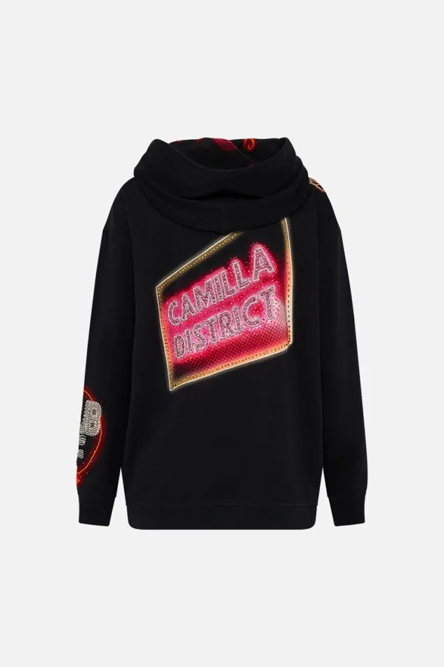 HOODY WITH POCKETS ELECTRIC LOVELAND Electric Loveland Womens Camilla Knitwear