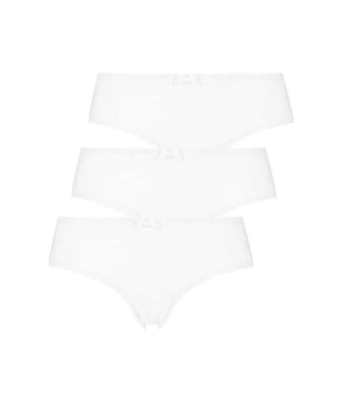 Hunkemller 3pack Georgia Cotton Brazilian Shorts 8211 White White 8211 Women Hunkemller 3pack Georgia Cotton Brazilian Shorts 8211 White White 8211 Women