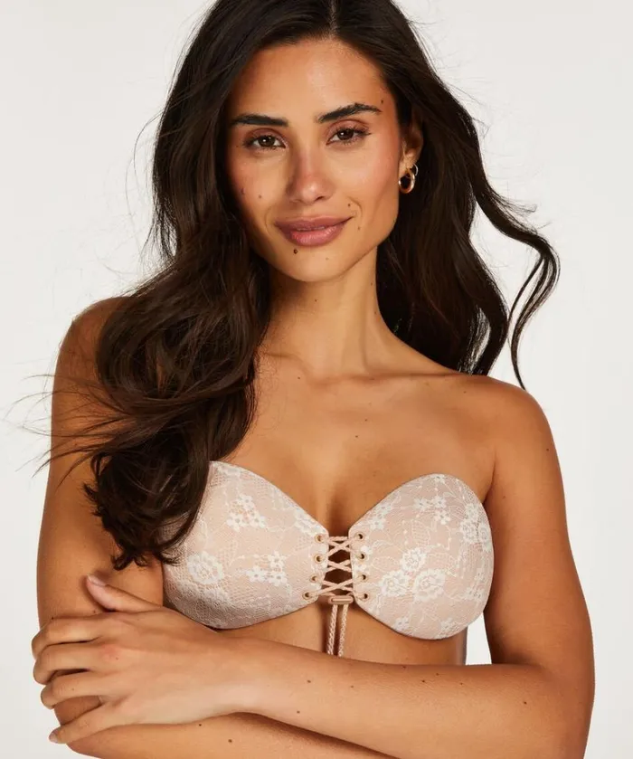 Hunkemller Adhesive Bra Lace 8211 White White 8211 Women