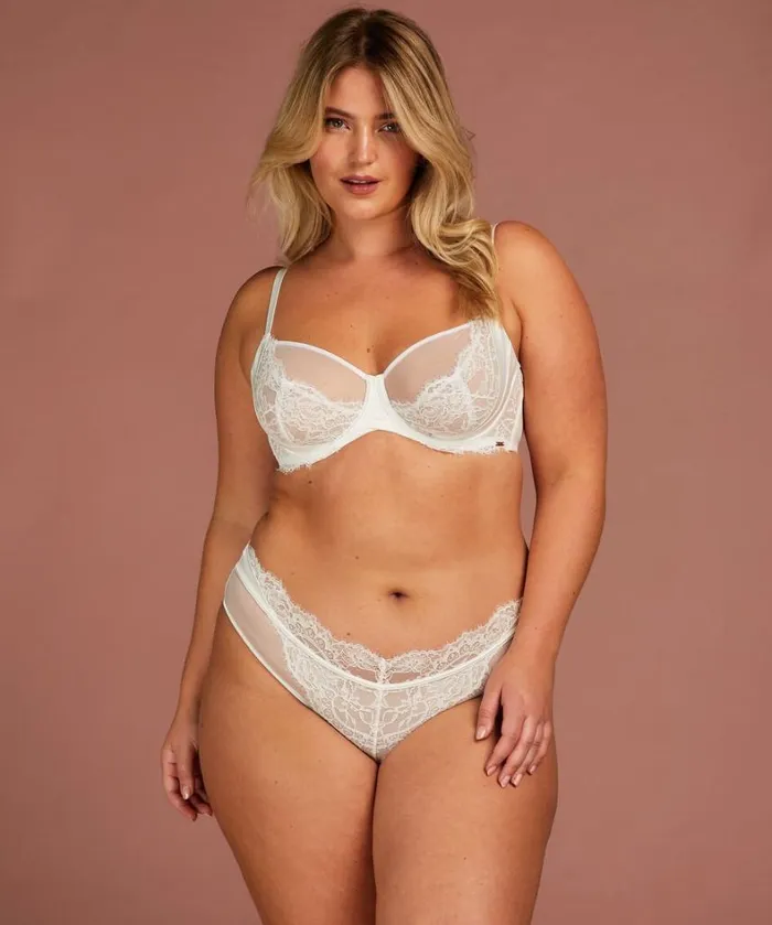 Hunkemller Akelei NonPadded Underwired Bra 8211 White 8211 Women Hunkemller Akelei NonPadded Underwired Bra 8211 White 8211 Women