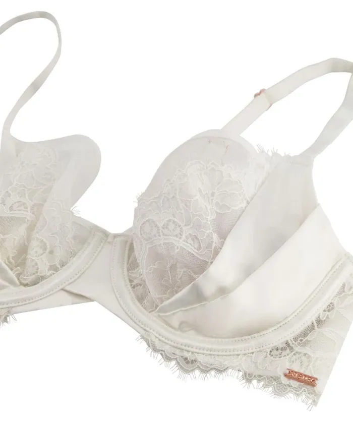 Hunkemller Akelei NonPadded Underwired Bra 8211 White 8211 Women Hunkemller Akelei NonPadded Underwired Bra 8211 White 8211 Women