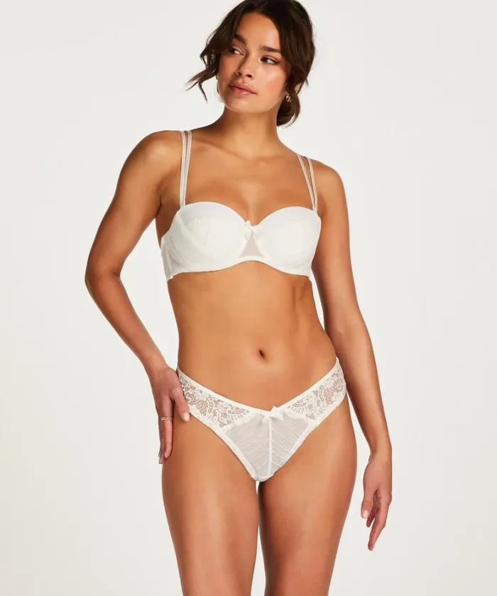 Hunkemller Catrin Padded Strapless Underwired Bra 8211 White White 8211 Women Hunkemller Catrin Padded Strapless Underwired Bra 8211 White White 8211 Women