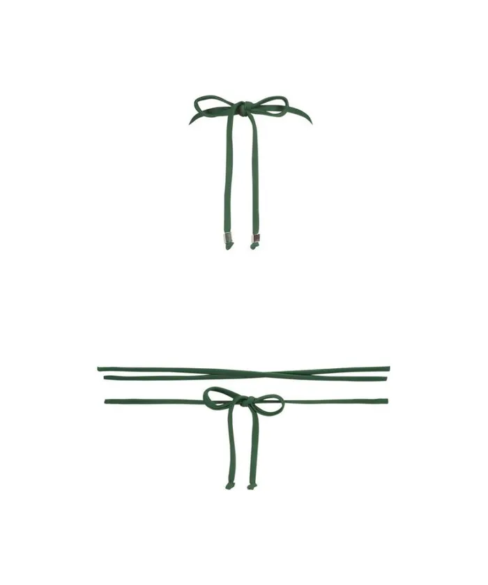 Hunkemller Digura Triangle Bikini Top 8211 Green 8211 Women Hunkemller Digura Triangle Bikini Top 8211 Green 8211 Women