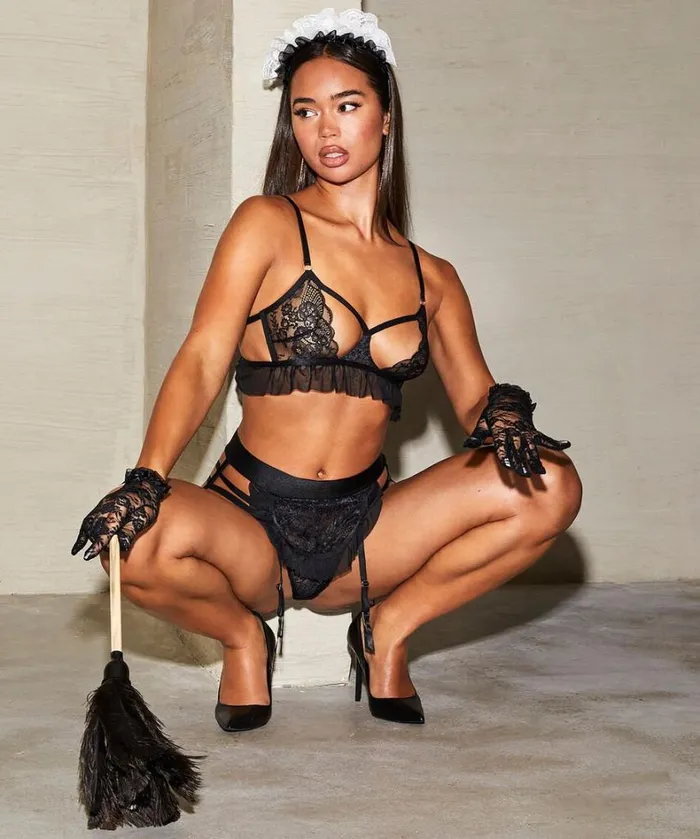 Hunkemller Ellen Maid Bralette 8211 Black Black 8211 Women