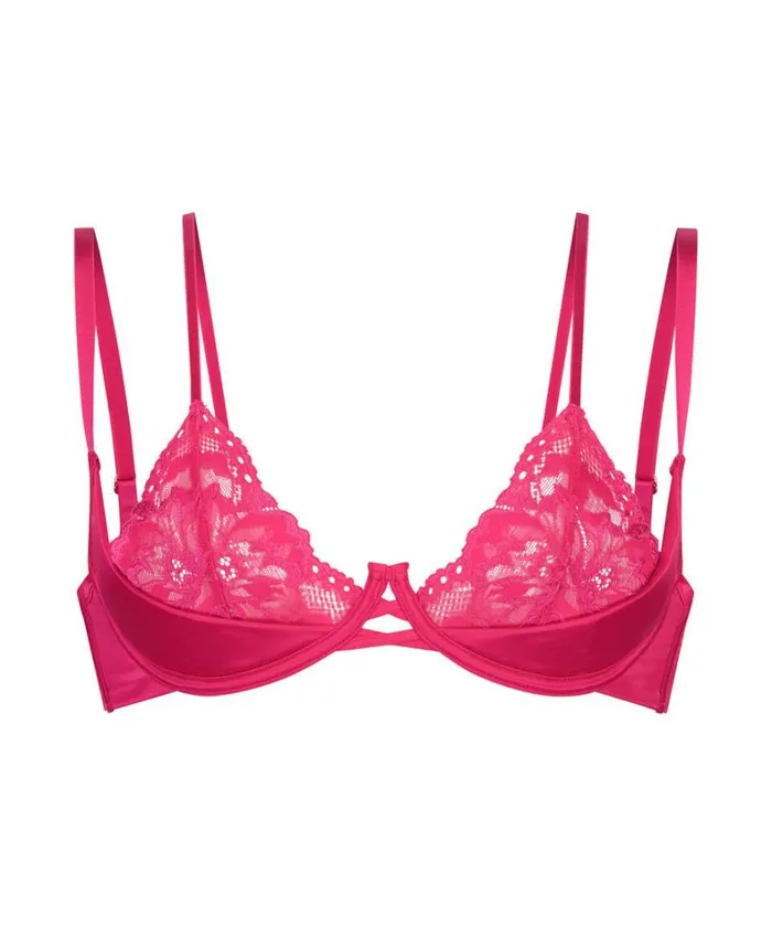 Hunkemller Ellie HalfPadded Cup Underwired Bra 8211 Pink Pink 8211 Women Hunkemller Ellie HalfPadded Cup Underwired Bra 8211 Pink Pink 8211 Women