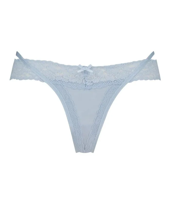 Hunkemller Elliena Extra Low V Thong 8211 Blue Blue 8211 Women Hunkemller Elliena Extra Low V Thong 8211 Blue Blue 8211 Women