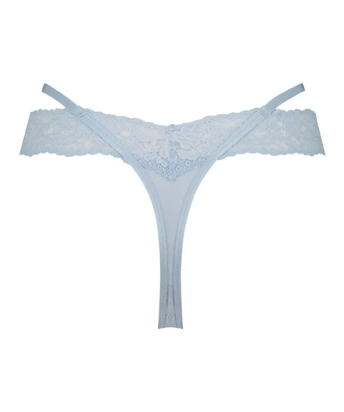 Hunkemller Elliena Extra Low V Thong 8211 Blue Blue 8211 Women Hunkemller Elliena Extra Low V Thong 8211 Blue Blue 8211 Women