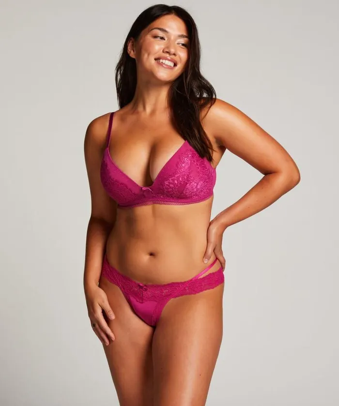 Hunkemller Elliena Extra Low V Thong 8211 Pink Pink 8211 Women