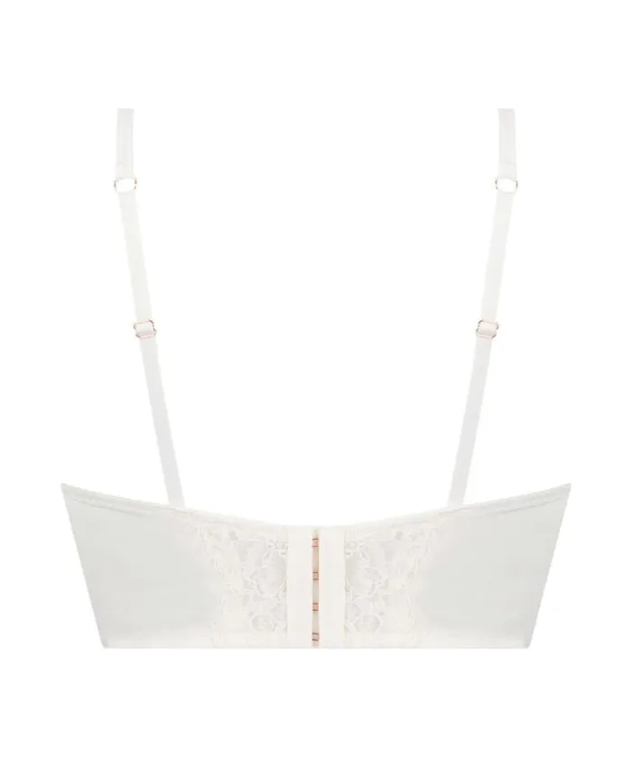 Hunkemller Erika Padded Longline Underwired Bra 8211 White White 8211 Women Hunkemller Erika Padded Longline Underwired Bra 8211 White White 8211 Women