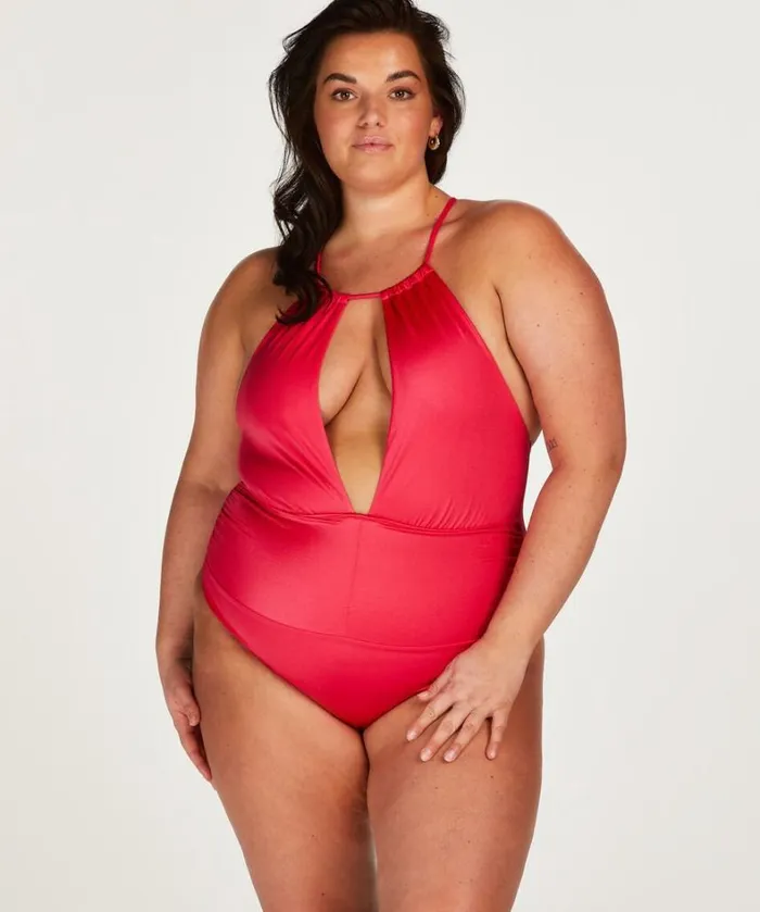 Hunkemller Grenada High Leg Swimsuit 8211 Pink Pink 8211 Women Hunkemller Grenada High Leg Swimsuit 8211 Pink Pink 8211 Women