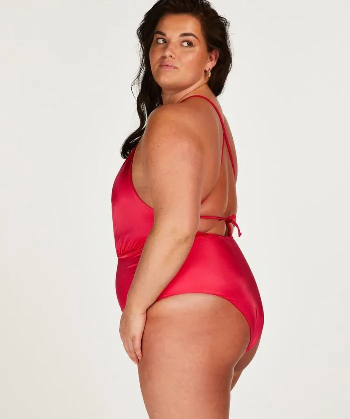 Hunkemller Grenada High Leg Swimsuit 8211 Pink Pink 8211 Women Hunkemller Grenada High Leg Swimsuit 8211 Pink Pink 8211 Women