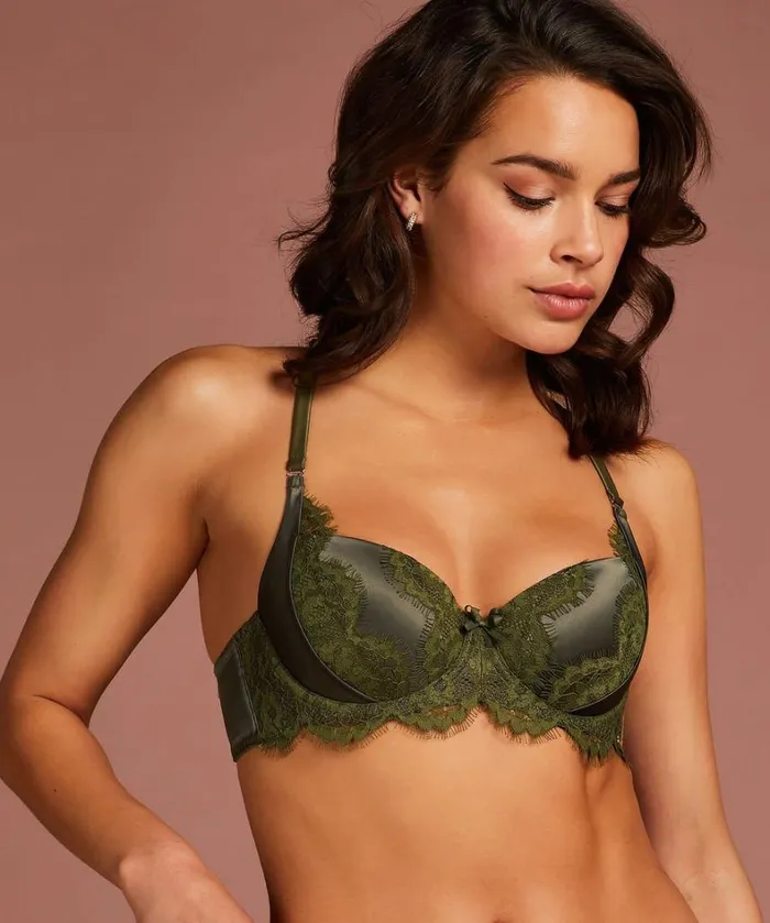 Hunkemller Hannako Padded Underwired Bra 8211 Green Green 8211 Women