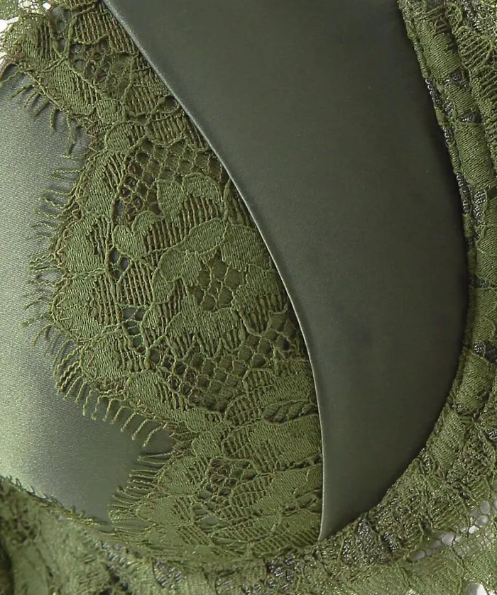 Hunkemller Hannako Padded Underwired Bra 8211 Green Green 8211 Women Hunkemller Hannako Padded Underwired Bra 8211 Green Green 8211 Women