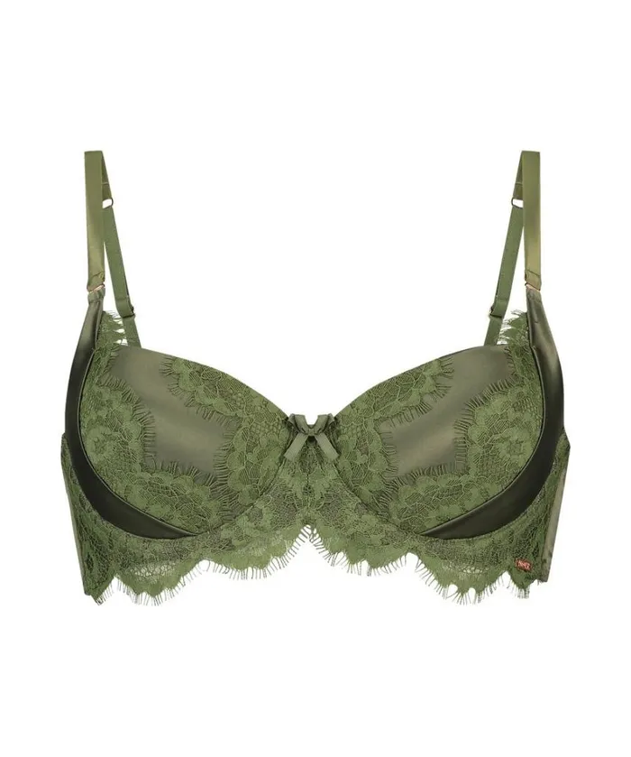 Hunkemller Hannako Padded Underwired Bra 8211 Green Green 8211 Women Hunkemller Hannako Padded Underwired Bra 8211 Green Green 8211 Women