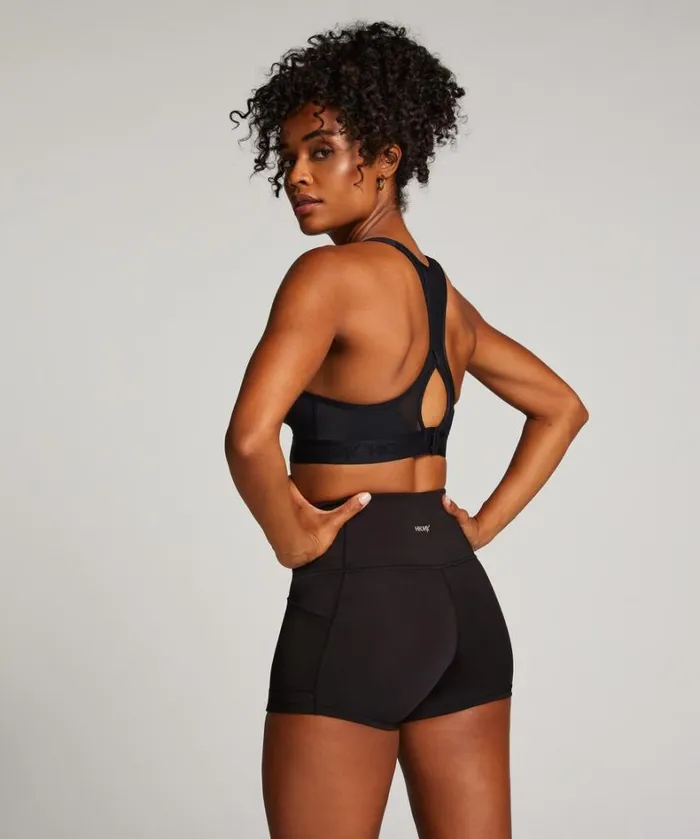 Hunkemller HKMX Sports Bra The All Star Level 2 8211 Black Black 8211 Women Hunkemller HKMX Sports Bra The All Star Level 2 8211 Black Black 8211 Women