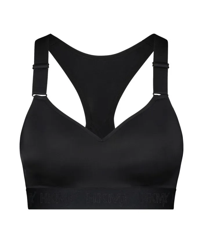 Hunkemller HKMX Sports Bra The All Star Level 2 8211 Black Black 8211 Women Hunkemller HKMX Sports Bra The All Star Level 2 8211 Black Black 8211 Women